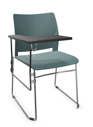 Trend Chair Grey Ral 7012 met schrijftablet