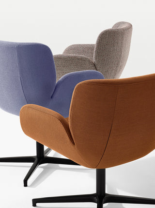 Cari chair with four-star base