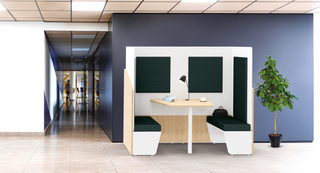 Buronomic Calme werkplekcabine voor twee personen, productbeeld 4