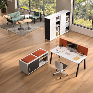 Buronomic Guest tables in black and Nebraska