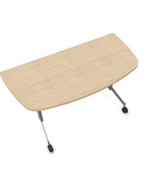 Eureka halfronde vergadertafel